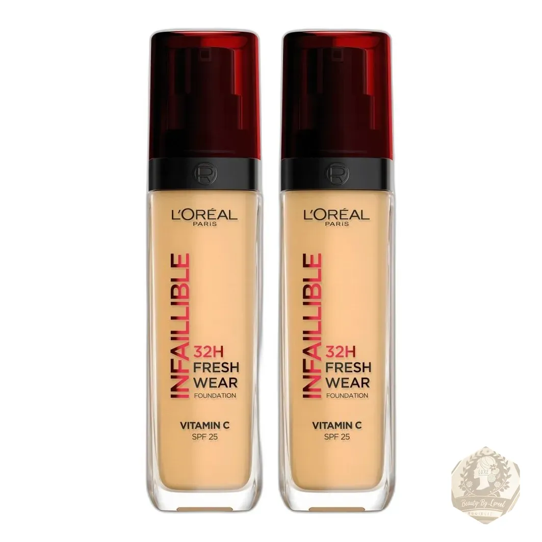 2x L'Oréal Infallible 32H Fresh Wear Foundation in Liquid 140 — zdjęcie 1