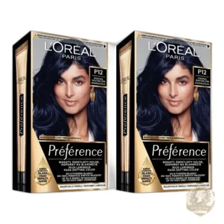 2x L'Oréal Preference Hair Color P12 Seoul Garnet Black — zdjęcie 1