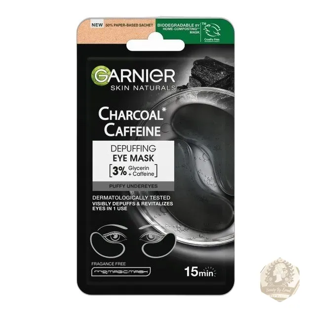 Garnier Charcoal + Caffeine Eye Patches Reducing Swelling 5g — zdjęcie 1