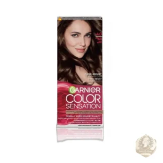 Deep brown permanent hair coloring cream — zdjęcie 1