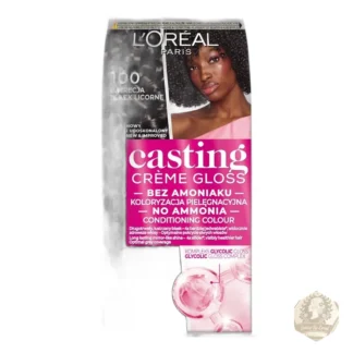 L'Oréal Paris Casting Crème Gloss Hair Dye Without Ammonia 100 Licorice — zdjęcie 1