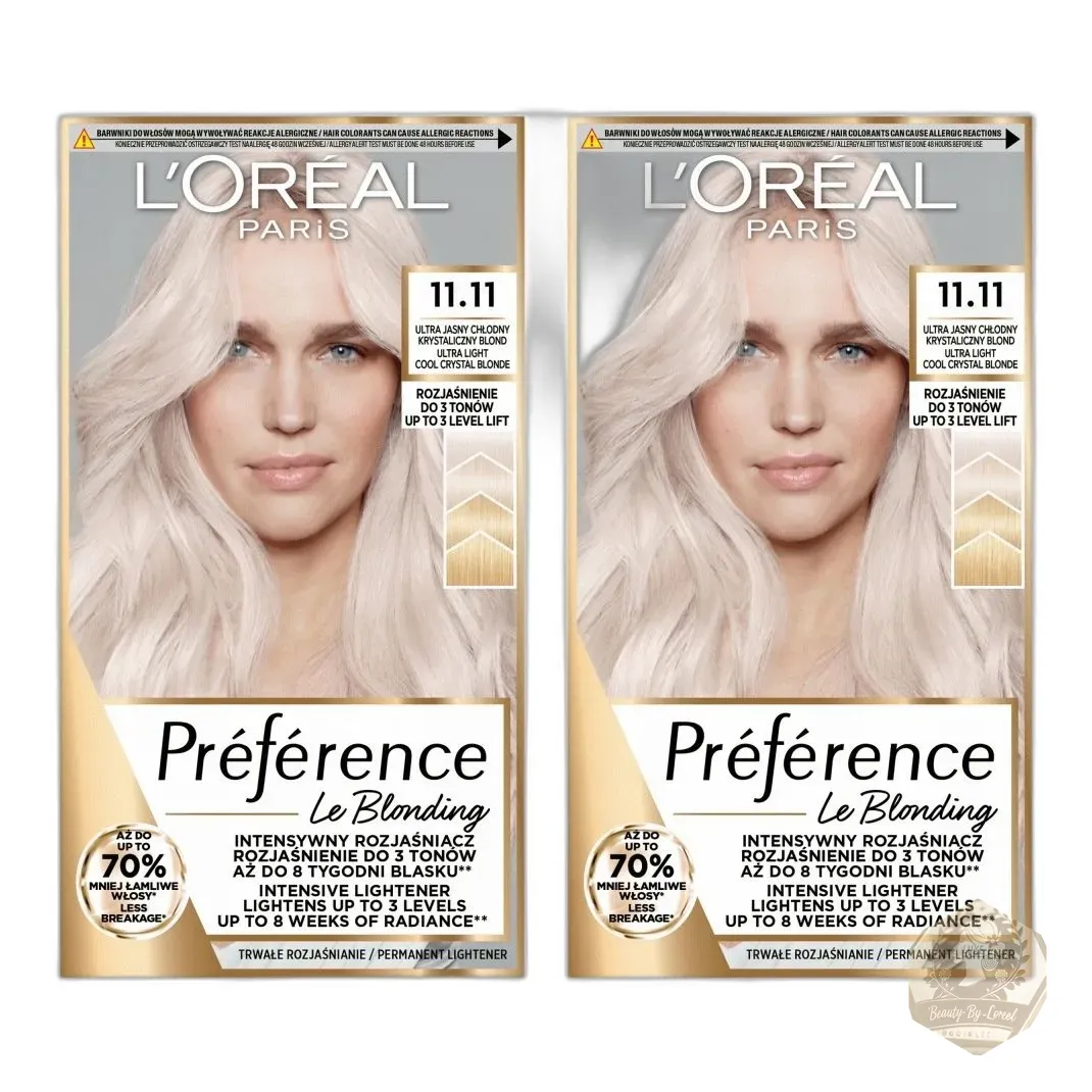 Ultra Light Blonde Hair Color Set 2x 11.11 — zdjęcie 1