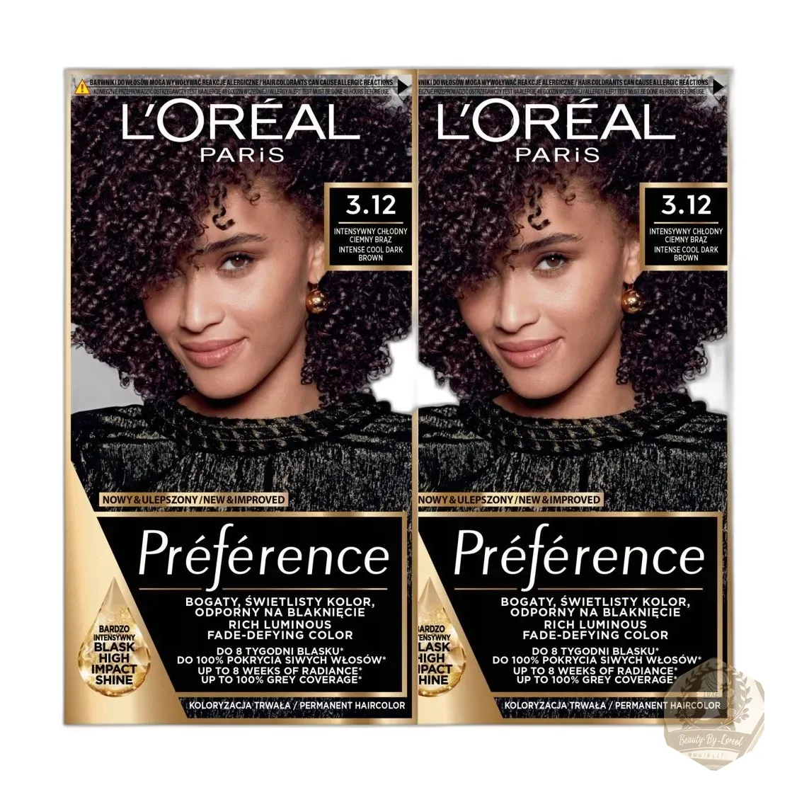 Cool Dark Brown Hair Color Set 2x — zdjęcie 1