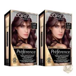 Cold Light Brown Hair Color Set 2x 5.21 — zdjęcie 1